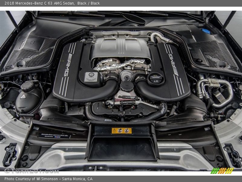 Black / Black 2018 Mercedes-Benz C 63 AMG Sedan