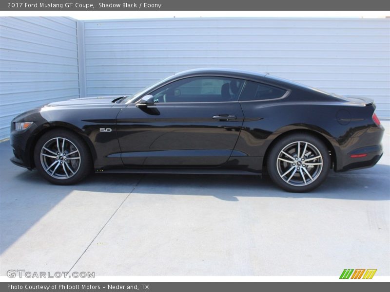Shadow Black / Ebony 2017 Ford Mustang GT Coupe
