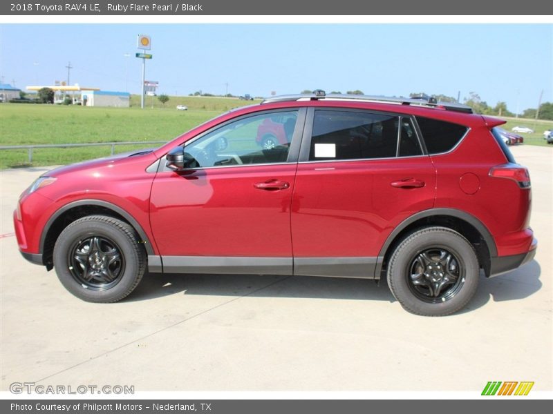 2018 RAV4 LE Ruby Flare Pearl
