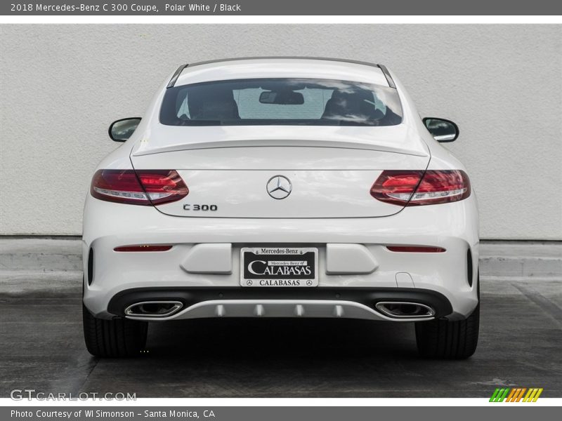 Polar White / Black 2018 Mercedes-Benz C 300 Coupe