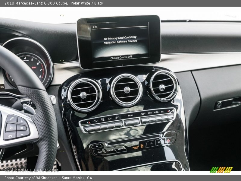 Controls of 2018 C 300 Coupe