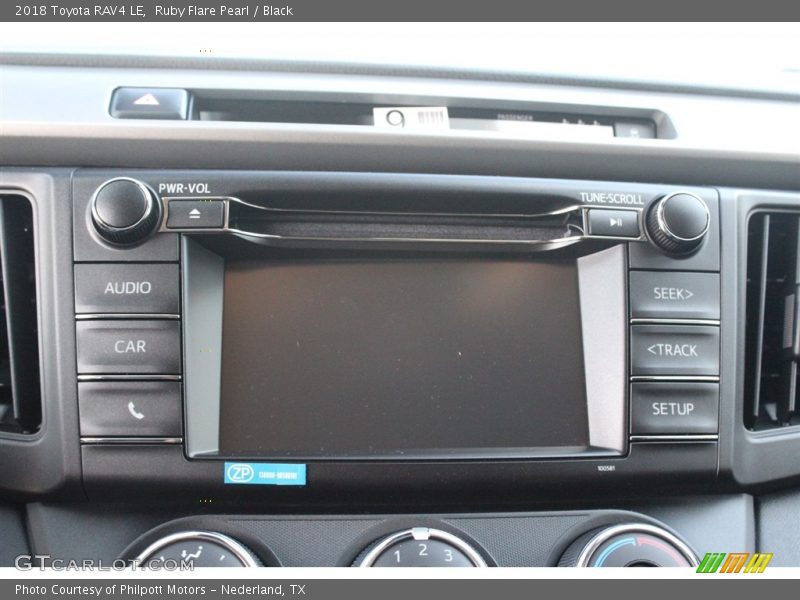 Controls of 2018 RAV4 LE