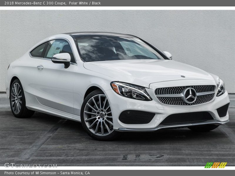Front 3/4 View of 2018 C 300 Coupe