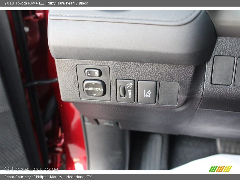 Controls of 2018 RAV4 LE
