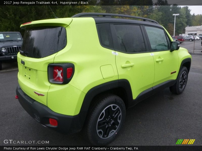 Hypergreen / Black 2017 Jeep Renegade Trailhawk 4x4
