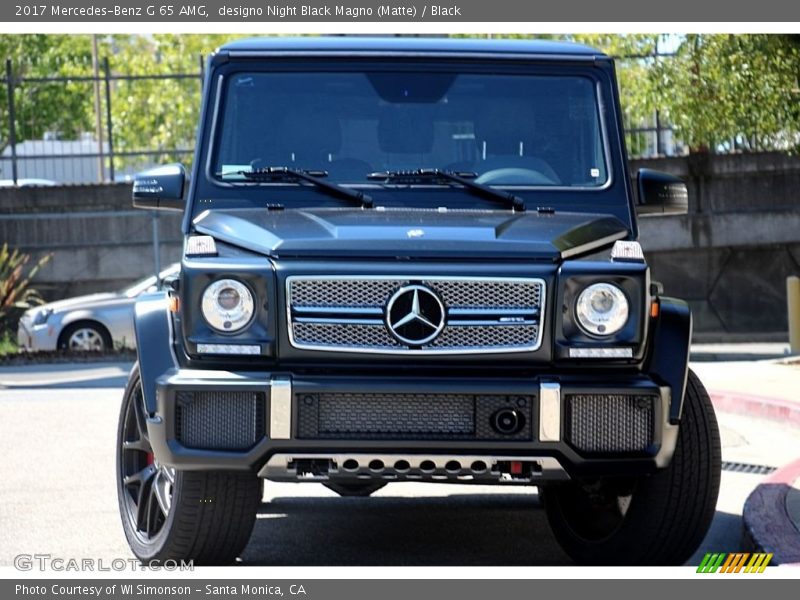 designo Night Black Magno (Matte) / Black 2017 Mercedes-Benz G 65 AMG