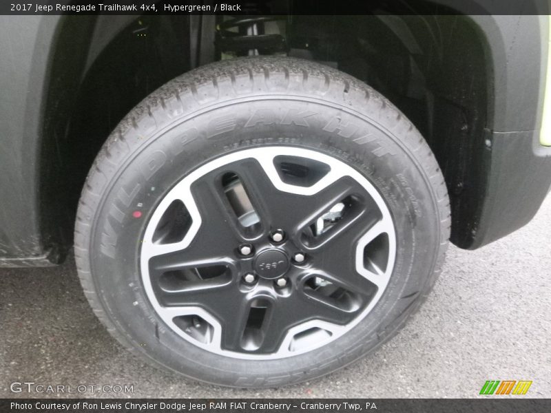 Hypergreen / Black 2017 Jeep Renegade Trailhawk 4x4