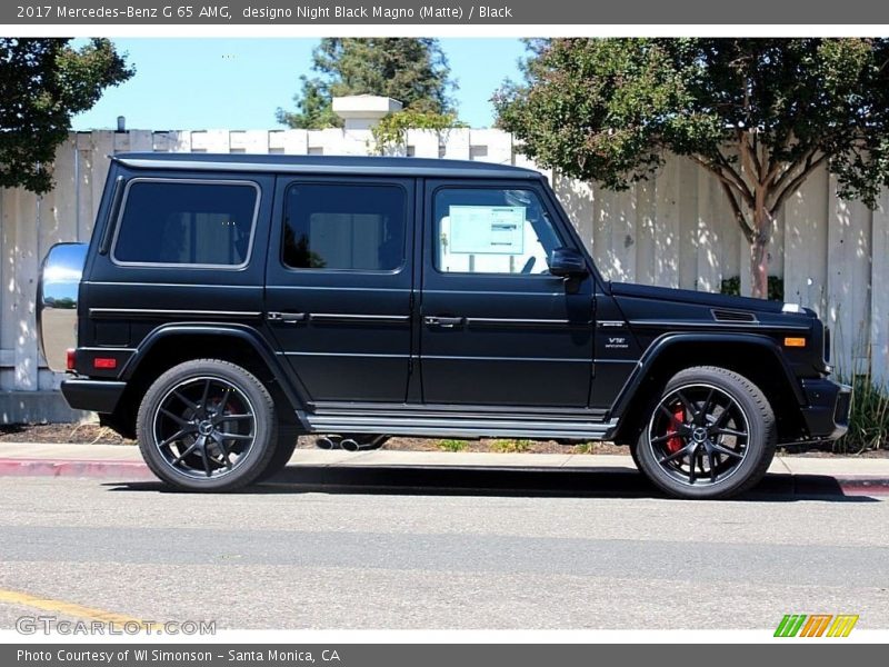  2017 G 65 AMG designo Night Black Magno (Matte)