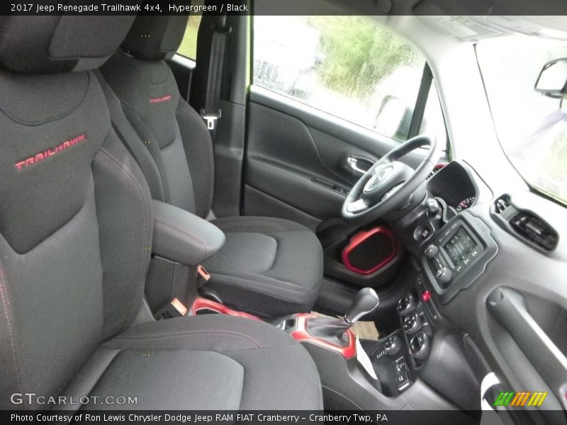 Hypergreen / Black 2017 Jeep Renegade Trailhawk 4x4