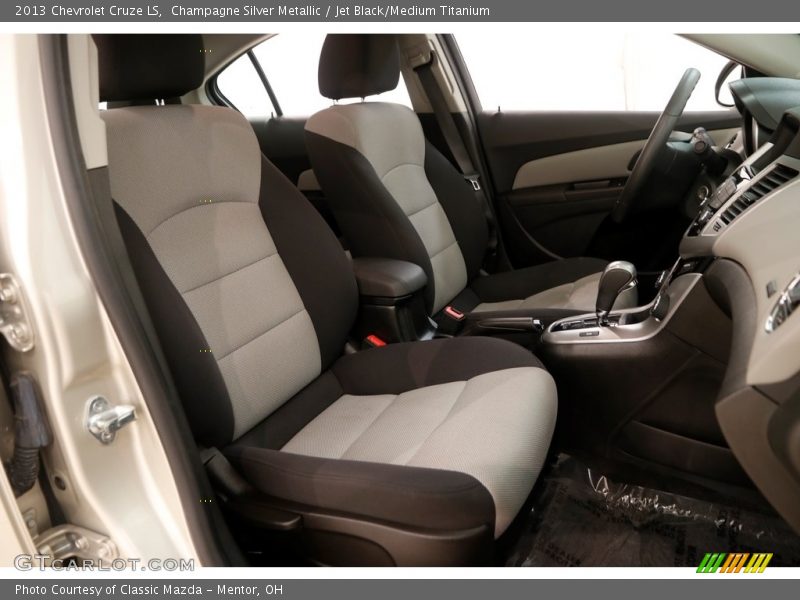 Champagne Silver Metallic / Jet Black/Medium Titanium 2013 Chevrolet Cruze LS
