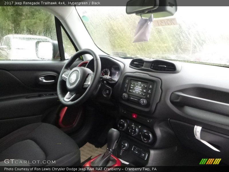 Hypergreen / Black 2017 Jeep Renegade Trailhawk 4x4