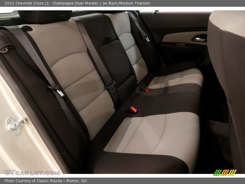 Champagne Silver Metallic / Jet Black/Medium Titanium 2013 Chevrolet Cruze LS