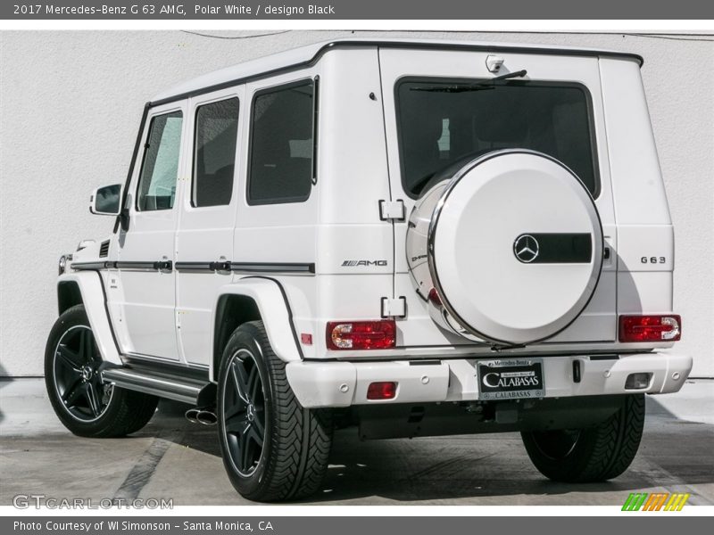 Polar White / designo Black 2017 Mercedes-Benz G 63 AMG