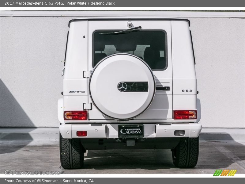 Polar White / designo Black 2017 Mercedes-Benz G 63 AMG