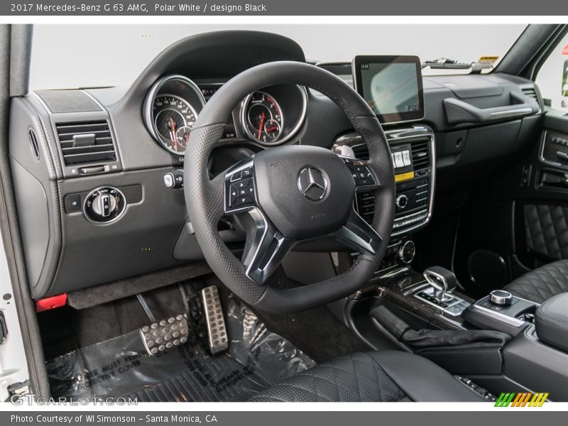 Polar White / designo Black 2017 Mercedes-Benz G 63 AMG