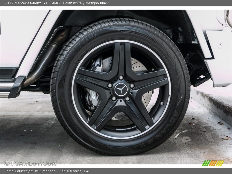 Polar White / designo Black 2017 Mercedes-Benz G 63 AMG