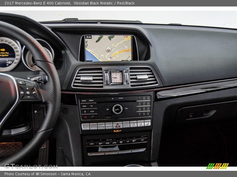 Obsidian Black Metallic / Red/Black 2017 Mercedes-Benz E 400 Cabriolet