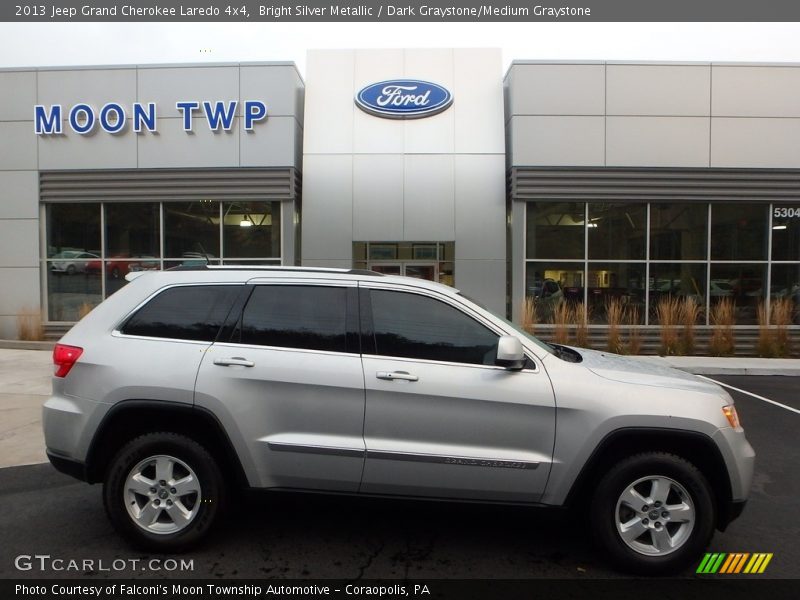 Bright Silver Metallic / Dark Graystone/Medium Graystone 2013 Jeep Grand Cherokee Laredo 4x4