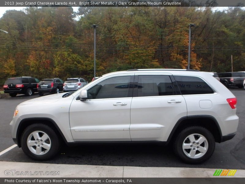 Bright Silver Metallic / Dark Graystone/Medium Graystone 2013 Jeep Grand Cherokee Laredo 4x4