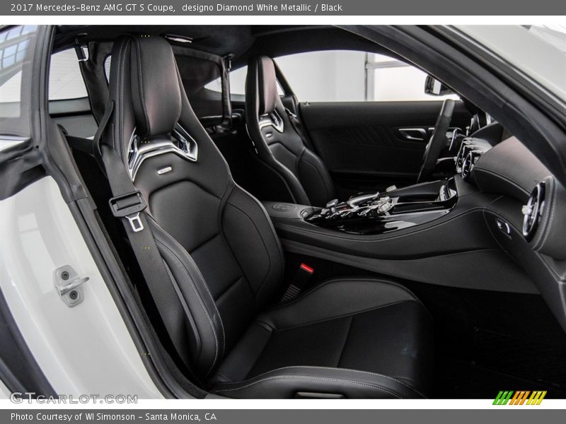 designo Diamond White Metallic / Black 2017 Mercedes-Benz AMG GT S Coupe