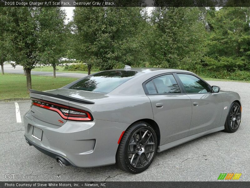 Destroyer Gray / Black 2018 Dodge Charger R/T Scat Pack