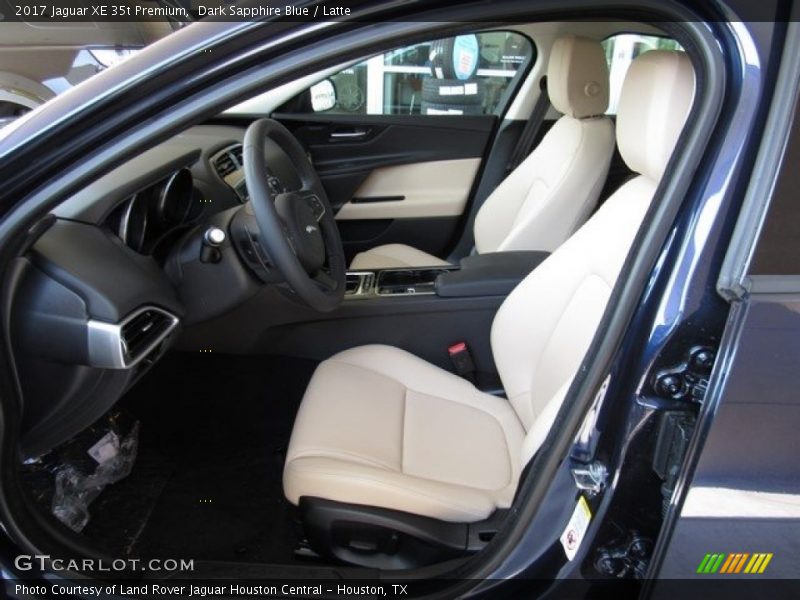 Dark Sapphire Blue / Latte 2017 Jaguar XE 35t Premium
