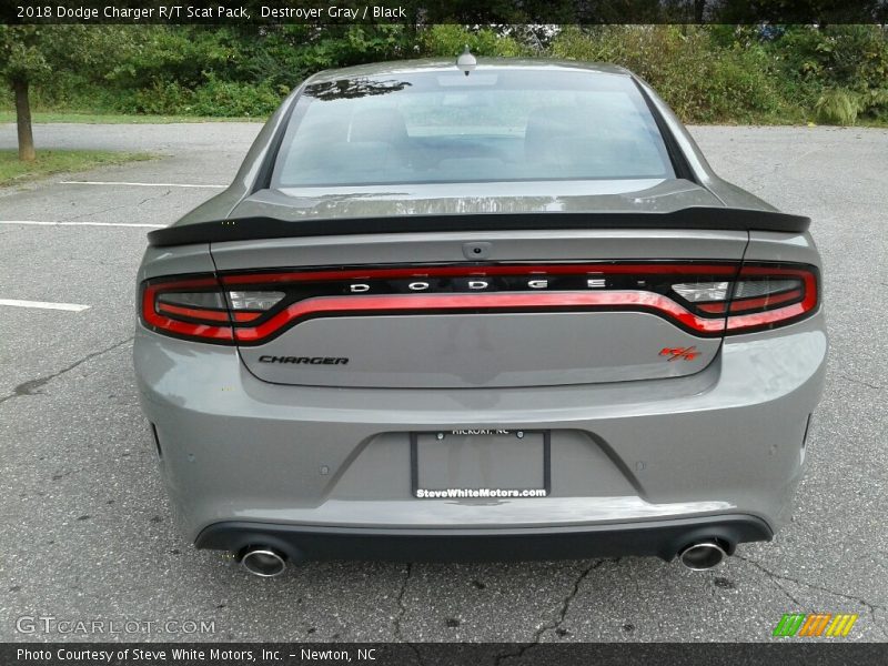 Destroyer Gray / Black 2018 Dodge Charger R/T Scat Pack