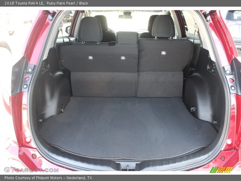 Ruby Flare Pearl / Black 2018 Toyota RAV4 LE