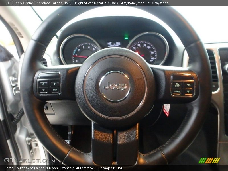Bright Silver Metallic / Dark Graystone/Medium Graystone 2013 Jeep Grand Cherokee Laredo 4x4