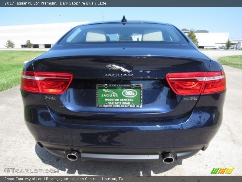 Dark Sapphire Blue / Latte 2017 Jaguar XE 35t Premium