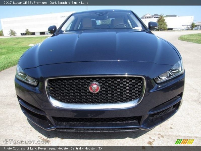 Dark Sapphire Blue / Latte 2017 Jaguar XE 35t Premium