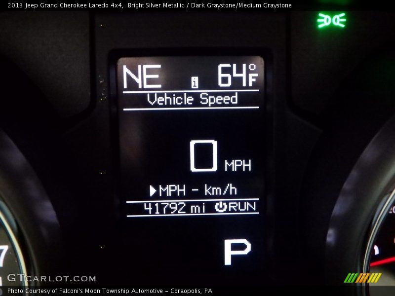 Bright Silver Metallic / Dark Graystone/Medium Graystone 2013 Jeep Grand Cherokee Laredo 4x4