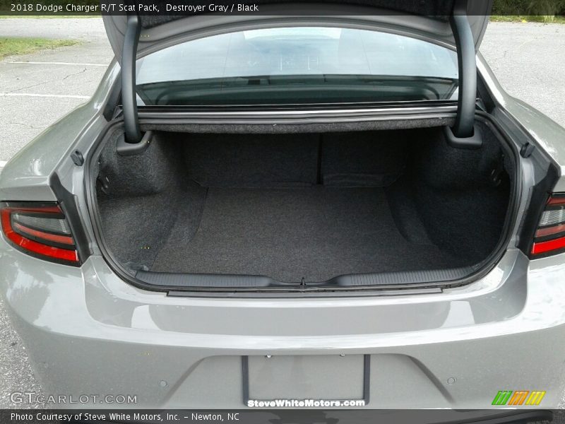 Destroyer Gray / Black 2018 Dodge Charger R/T Scat Pack