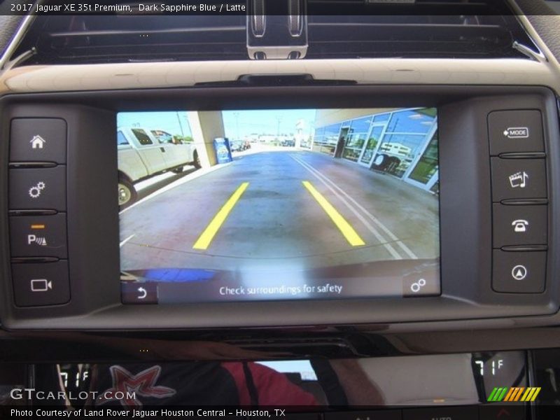 Dark Sapphire Blue / Latte 2017 Jaguar XE 35t Premium