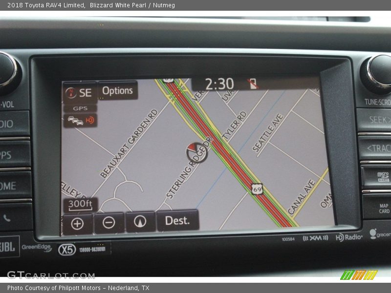 Blizzard White Pearl / Nutmeg 2018 Toyota RAV4 Limited