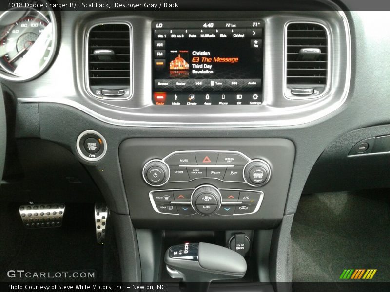 Destroyer Gray / Black 2018 Dodge Charger R/T Scat Pack