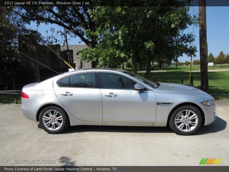 Rhodium Silver / Jet 2017 Jaguar XE 25t Premium