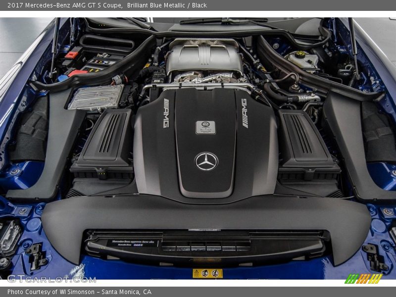  2017 AMG GT S Coupe Engine - 4.0 Liter AMG Twin-Turbocharged DOHC 32-Valve VVT V8