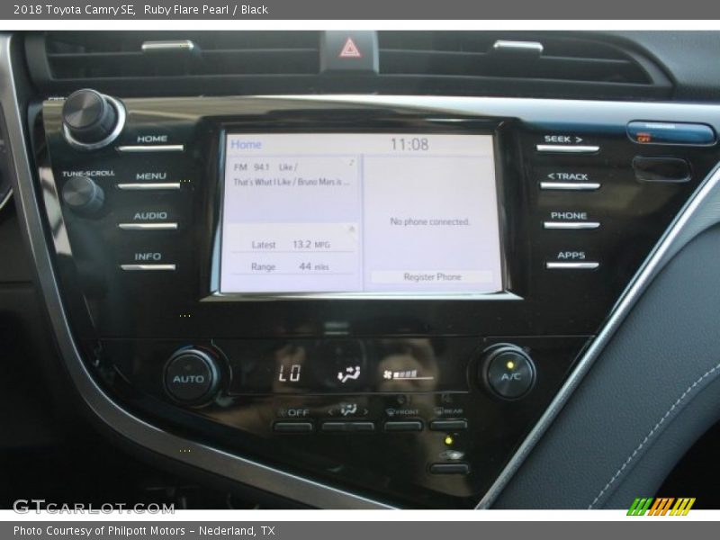 Ruby Flare Pearl / Black 2018 Toyota Camry SE