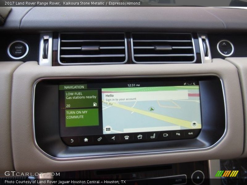 Kaikoura Stone Metallic / Espresso/Almond 2017 Land Rover Range Rover