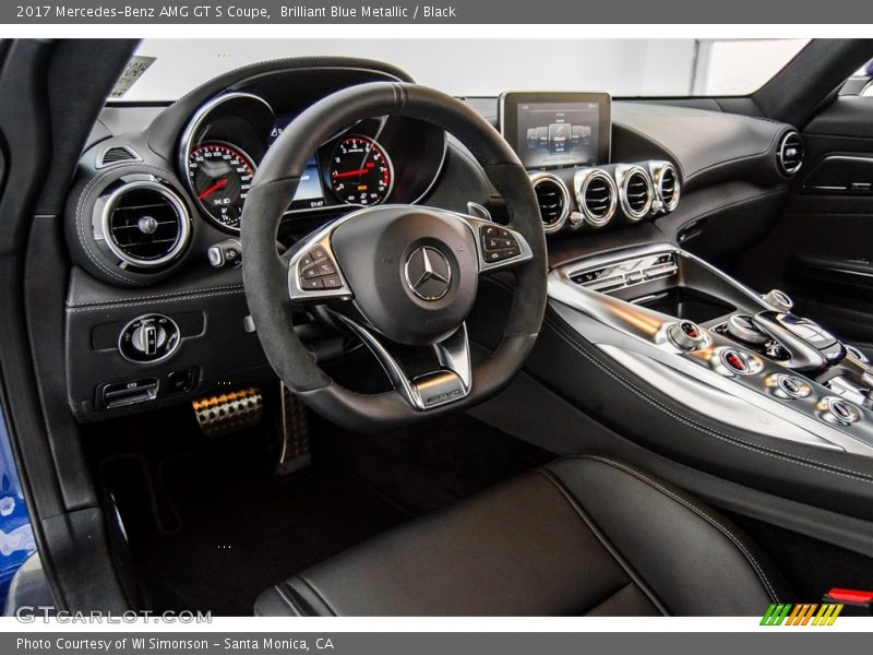 Dashboard of 2017 AMG GT S Coupe