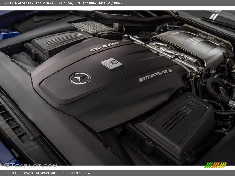  2017 AMG GT S Coupe Engine - 4.0 Liter AMG Twin-Turbocharged DOHC 32-Valve VVT V8