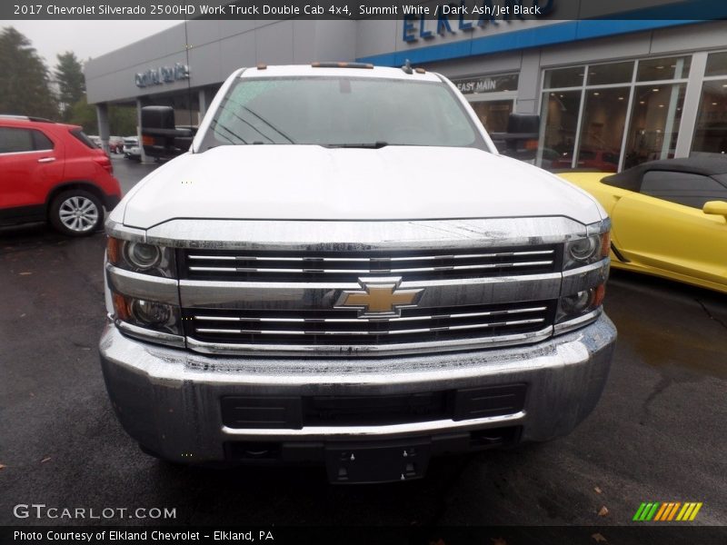 Summit White / Dark Ash/Jet Black 2017 Chevrolet Silverado 2500HD Work Truck Double Cab 4x4