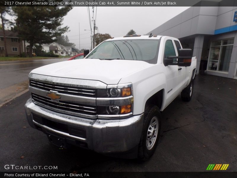 Summit White / Dark Ash/Jet Black 2017 Chevrolet Silverado 2500HD Work Truck Double Cab 4x4