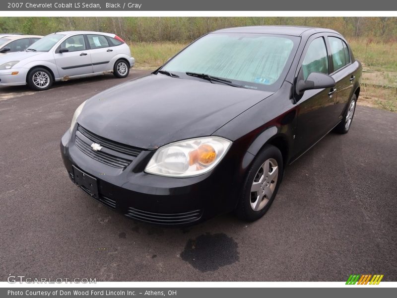 Black / Gray 2007 Chevrolet Cobalt LS Sedan