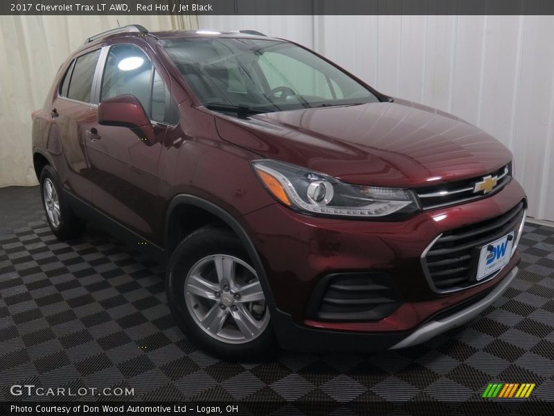 Red Hot / Jet Black 2017 Chevrolet Trax LT AWD