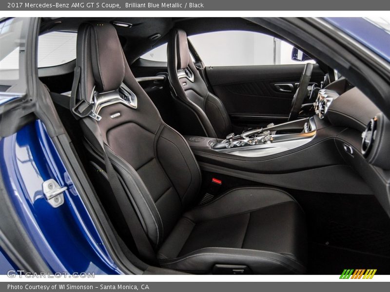 Brilliant Blue Metallic / Black 2017 Mercedes-Benz AMG GT S Coupe