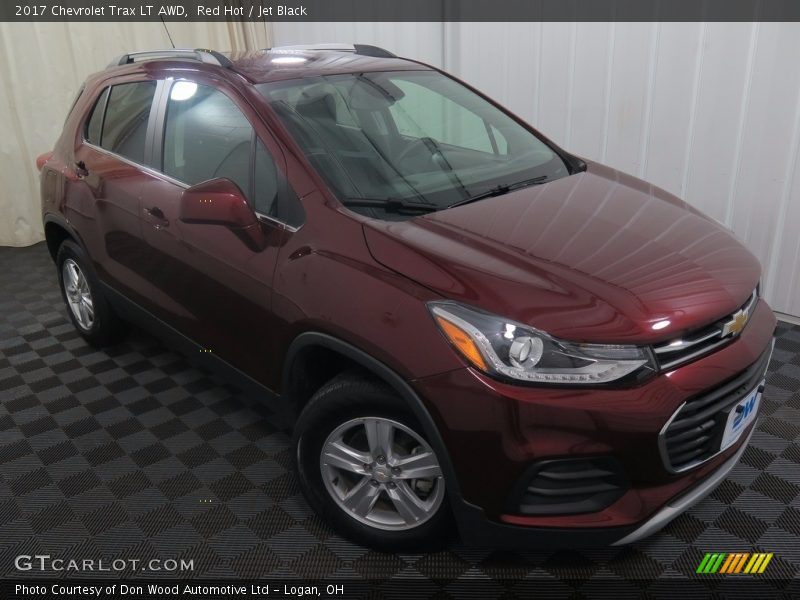 Red Hot / Jet Black 2017 Chevrolet Trax LT AWD