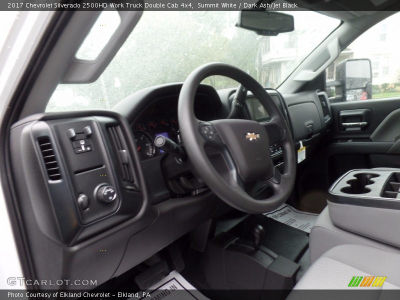 Summit White / Dark Ash/Jet Black 2017 Chevrolet Silverado 2500HD Work Truck Double Cab 4x4