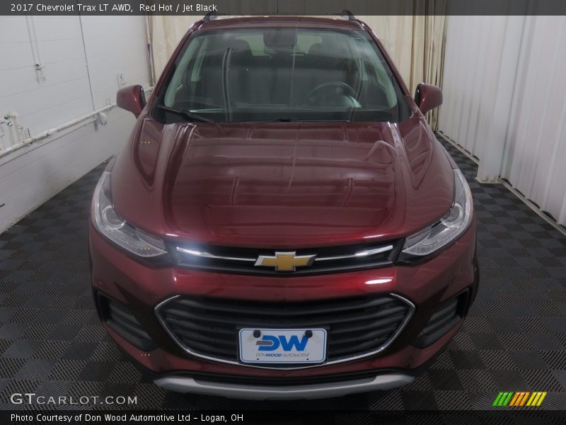 Red Hot / Jet Black 2017 Chevrolet Trax LT AWD